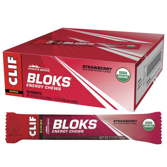 CLIF BLOKS Energy Chews: Strawberry