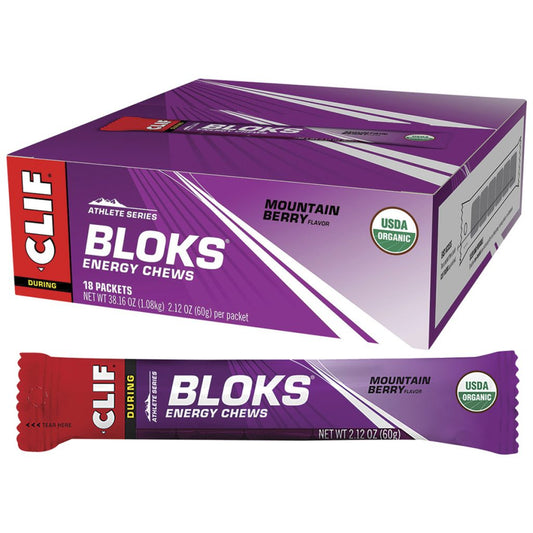 CLIF BLOKS Energy Chews: Mountain Berry